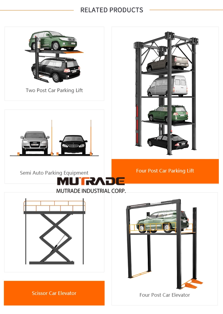 Vehicle Parking Equipment Car Park Lift Storage Device