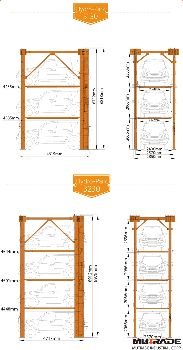 Vehicle Parking Equipment Car Park Lift Storage Device